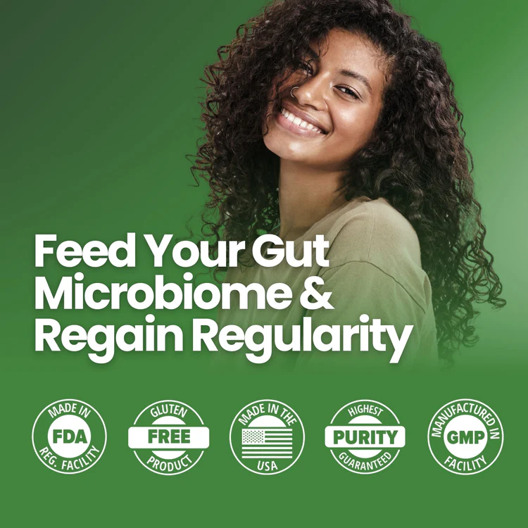 GEZORN The Constipiotic Prebiotic Fiber for Constipation with HMO, GOS, Inulin FOS