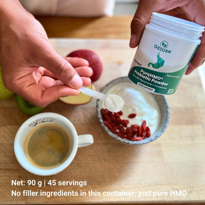 GEZORN PureHMO® Human Milk Oligosaccharide (HMO 2'FL) Super Prebiotic Powder