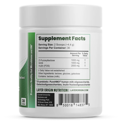 GEZORN The Constipiotic Prebiotic Fiber for Constipation with HMO, GOS, Inulin FOS